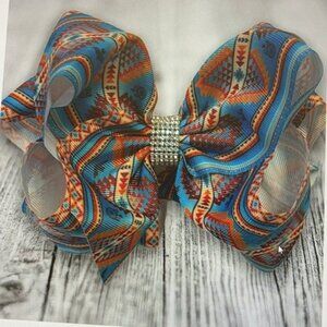 Tribal Print Hair Bow